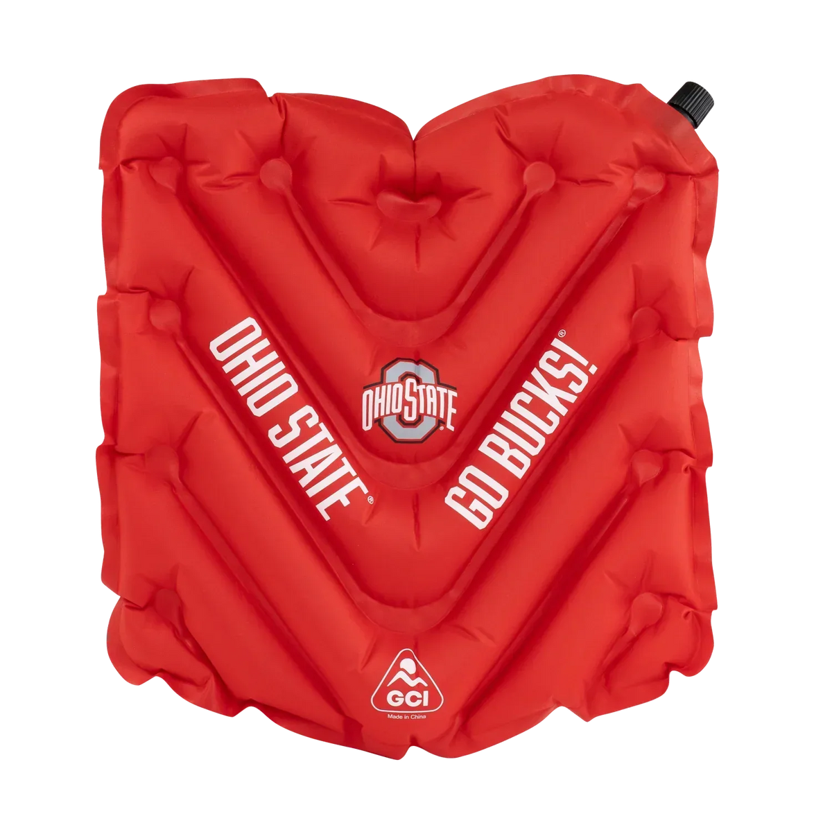 College V Seat™ Inflatable Stadium Cushion - Ohio State Buckeyes - Quick Tailgate Setup