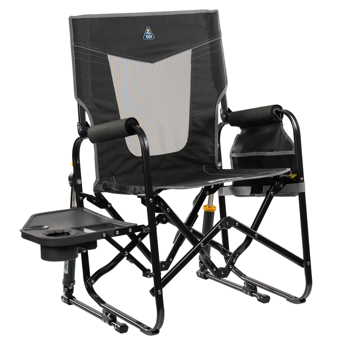 Stowaway Rocker™ with Side Table - Weekend Cookout